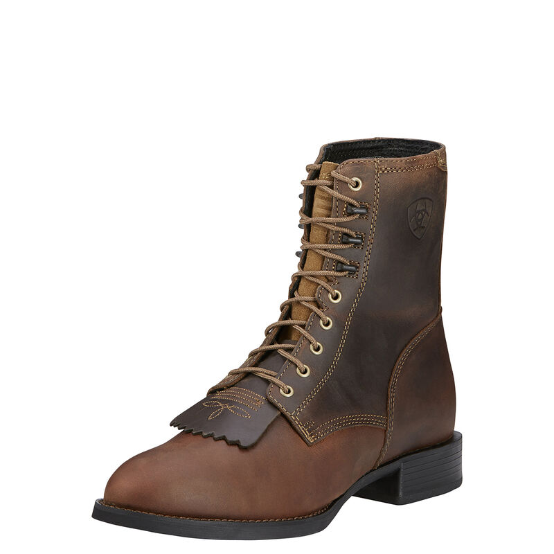 Botas Vaqueras Ariat Heritage Lacer Marrones Hombre - Chile 865-YZLUCF